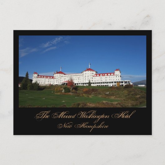 The Mountain Washington Resort New Hampshire Briefkaart (Voorkant)