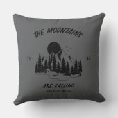 The mountains are calling and here we go kussen (Achterkant)