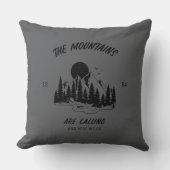 The mountains are calling and here we go kussen (Voorkant)