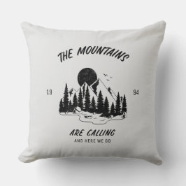 The mountains are calling and here we go kussen