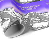 The Mountains are calling and I must go Cadeaupapier (Rol Hoek)