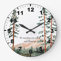 The Mountains Are Calling - Mountains, Fog, Pine