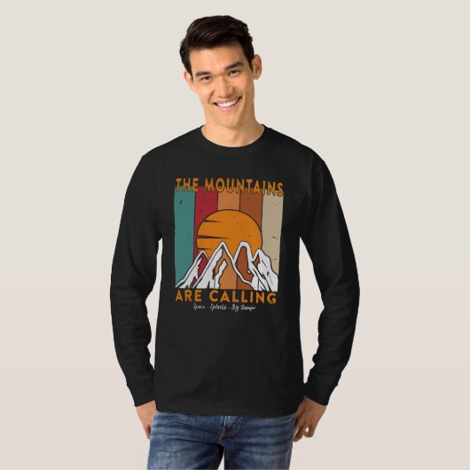 The Mountains are Calling Space Splash Big Thunder T-shirt (Voorkant volledig)