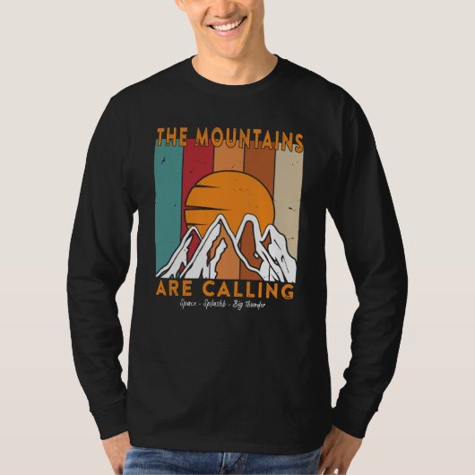 The Mountains are Calling Space Splash Big Thunder T-shirt (Voorkant)