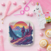 the mountains Birthday or Shower Papieren Bordje (Feest)