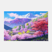 The mountains of japan deurmat (Voorkant)