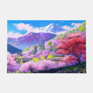 The mountains of japan deurmat