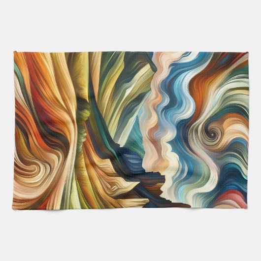 The Mountains Theedoek (Horizontaal)