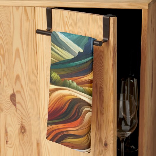 The Mountains   Theedoek (Derde Gevouwen)