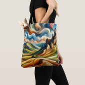 The Mountains  Tote Bag (Dichtbij)