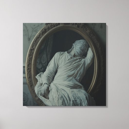 The Mourning After – Gothic Victorian Canvas Art (Voorkant)