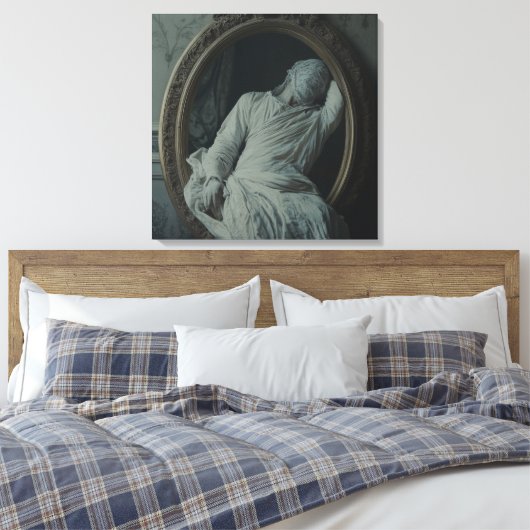 The Mourning After – Gothic Victorian Canvas Art (Insitu (Slaapkamer))