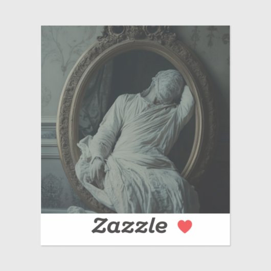 The Mourning After — Gotische Fijne Kunst Sticker (Vel)