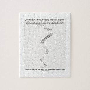 The Mouse's Tale van Lewis Carroll Wonderland Legpuzzel