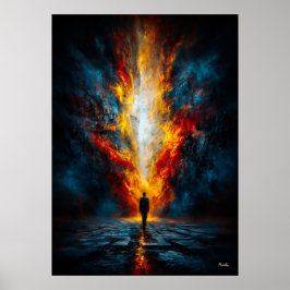 The Mouth of Judgment – Monumental Expressionist Poster