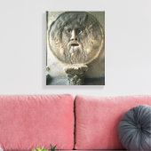 The Mouth of Truth (foto) Canvas Afdruk (Insitu (Woonkamer))
