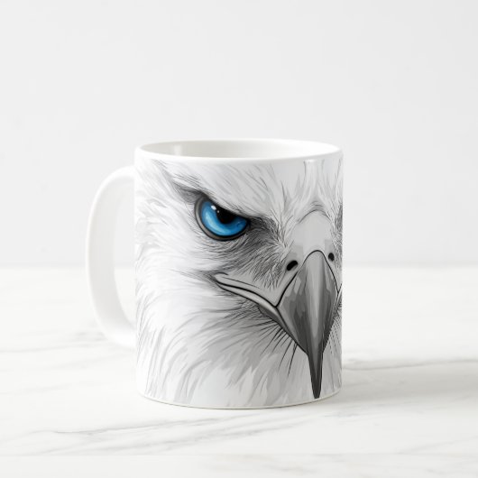 The mug is beautiful with the image of a bird's koffiemok (Voorkant links)