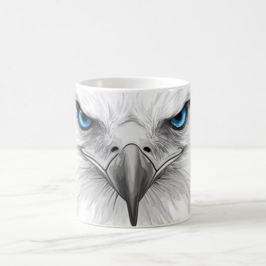The mug is beautiful with the image of a bird's koffiemok (Center)