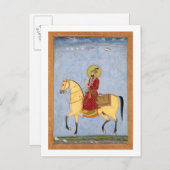 The Mughal Emperor Farrukhsiyar (1683-1719) (r.171 Briefkaart (Voorkant / Achterkant)