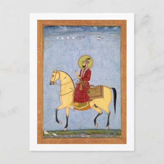 The Mughal Emperor Farrukhsiyar (1683-1719) (r.171 Briefkaart (Voorkant)