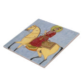 The Mughal Emperor Farrukhsiyar (1683-1719) (r.171 Tegeltje (Zijkant)