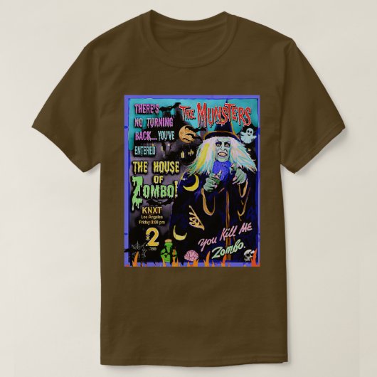 THE MUNSTERS ZOMBO T-SHIRT (Design voorkant)