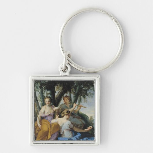 The Muses, Clio, Europe en Thalia, c.1652-55 Sleutelhanger (Voorkant)