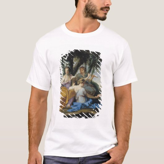 The Muses, Clio, Europe en Thalia, c.1652-55 T-shirt (Voorkant)