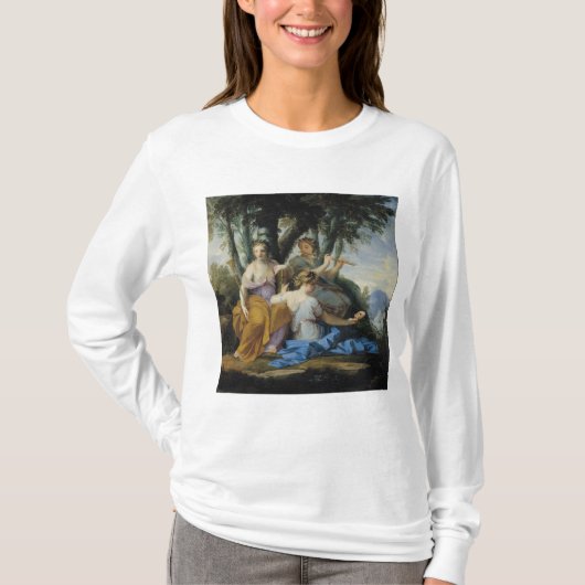 The Muses, Clio, Europe en Thalia, c.1652-55 T-shirt (Voorkant)