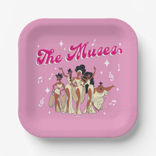 The Muses Paper Plates Papieren Bordje (Voorkant)