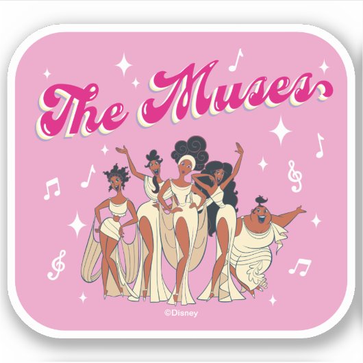 The Muses Sticker (Voorkant)