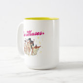 The Muses Two-Tone Coffee Mug Tweekleurige Koffiemok (Voorkant links)
