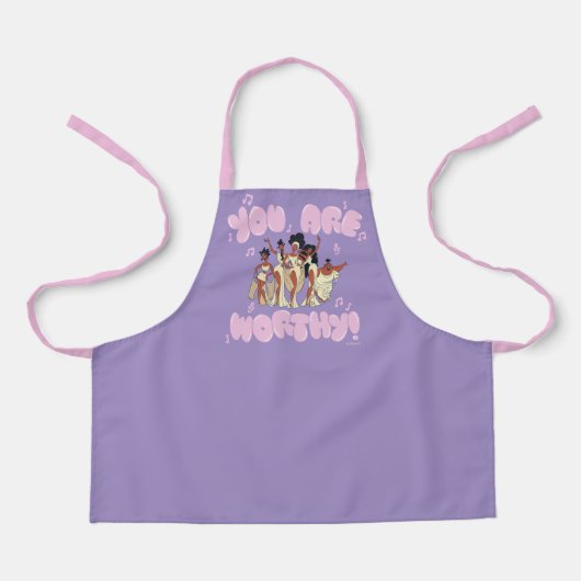 The Muses - You Are Worthy Apron Schort (Voorkant)