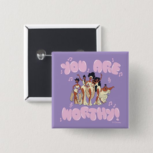The Muses - You Are Worthy Button (Voorkant /achterkant)