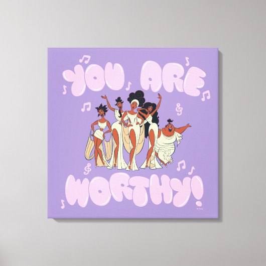 The Muses - You Are Worthy Canvas Print (Voorkant)