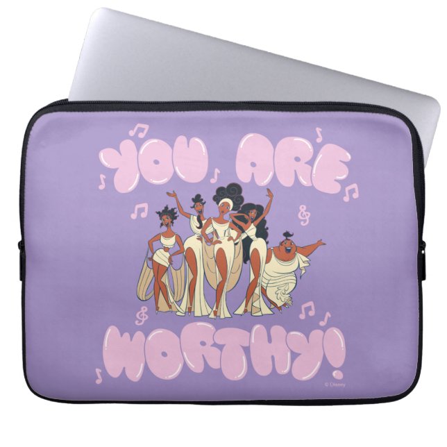 The Muses - You Are Worthy Laptop Sleeve (Voorkant)