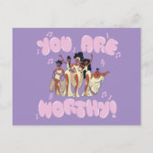 The Muses - You Are Worthy Postcard Briefkaart (Voorkant)