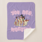 The Muses - You Are Worthy Sherpa Blanket Sherpa Deken (Voorkant)