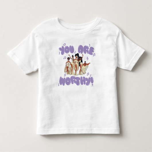 The Muses - You Are Worthy Toddler T-shirt (Voorkant)