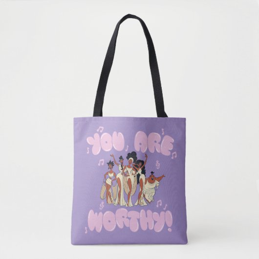 The Muses - You Are Worthy Tote Bag (Voorkant)