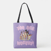 The Muses - You Are Worthy Tote Bag (Achterkant)