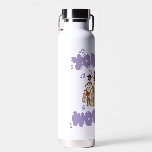 The Muses - You Are Worthy Water Bottle Waterfles (Voorkant)