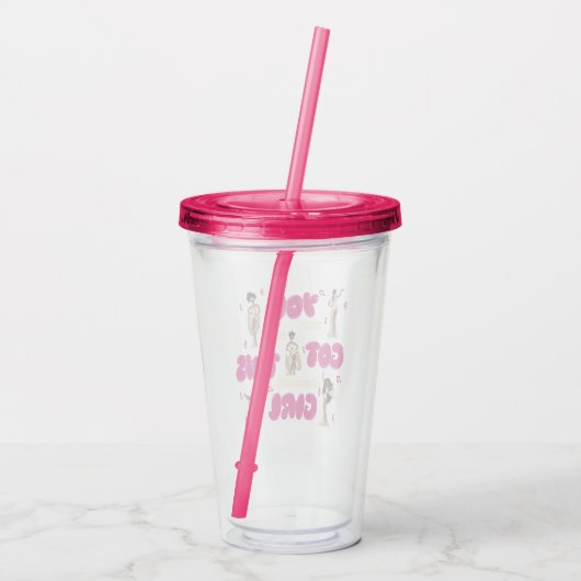 The Muses - You Got This Girl Acrylic Tumbler Acryl Drinkbeker (Achterkant)