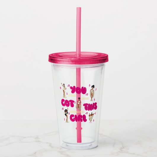 The Muses - You Got This Girl Acrylic Tumbler Acryl Drinkbeker (Voorkant)