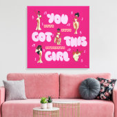 The Muses - You Got This Girl Canvas Print (Insitu (Woonkamer))