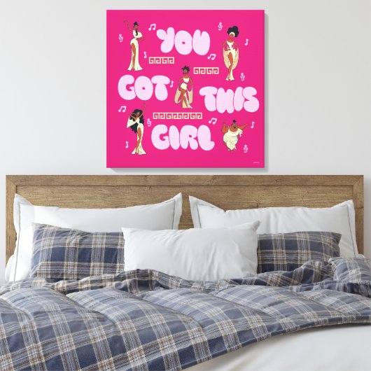 The Muses - You Got This Girl Canvas Print (Insitu (Slaapkamer))