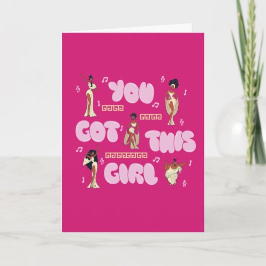 The Muses - You Got This Girl Card Kaart (Voorkant)
