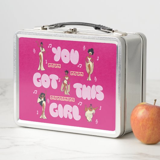 The Muses - You Got This Girl Metal Lunch Box (In situ)