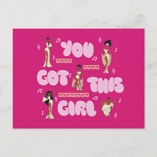 The Muses - You Got This Girl Postcard Briefkaart (Voorkant)