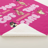 The Muses - You Got This Girl Sherpa Blanket Sherpa Deken (3/4)